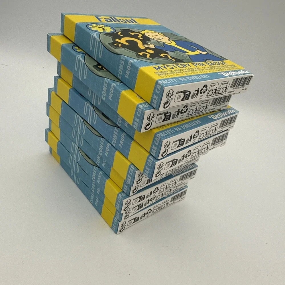 9x Fallout Mystery Pin Badge Volume 2 Blind Box Official Bethesda Collectible